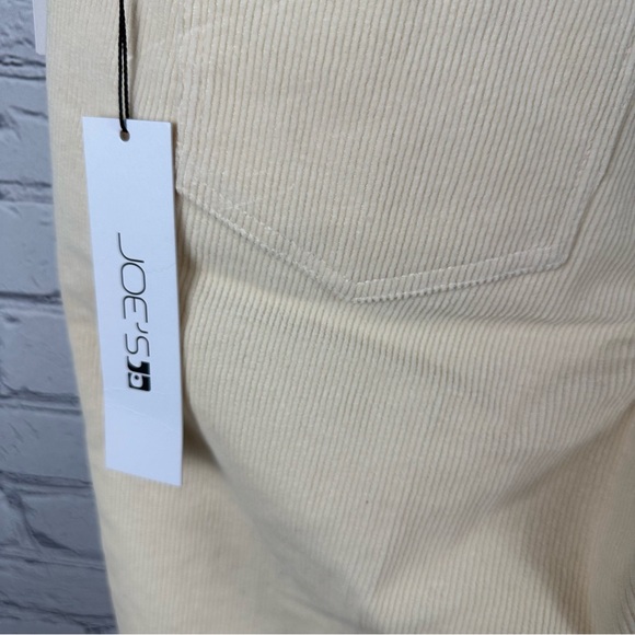Joe’s Jeans The Frankie Bootcut Mid-Rise Courdroy Slit Hem Double Cream 29 NWT - Picture 13 of 13